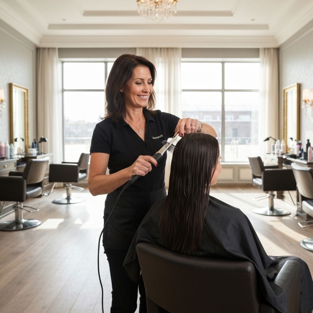 Hair treatment process